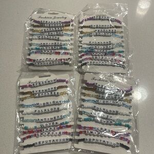 Taylor Swift friendship bracelets NEW 4 packs!